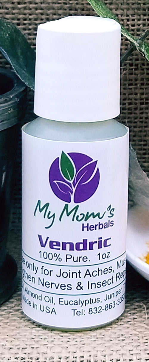 Vendric 100% Organic Pain Relief Oil 1.0 oz