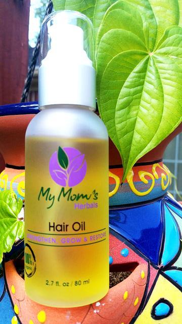 My Mom's Herbals 100% Organic Hair Oil 2.7 oz